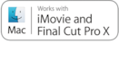 Funciona con iMovie y Final Cut Pro X